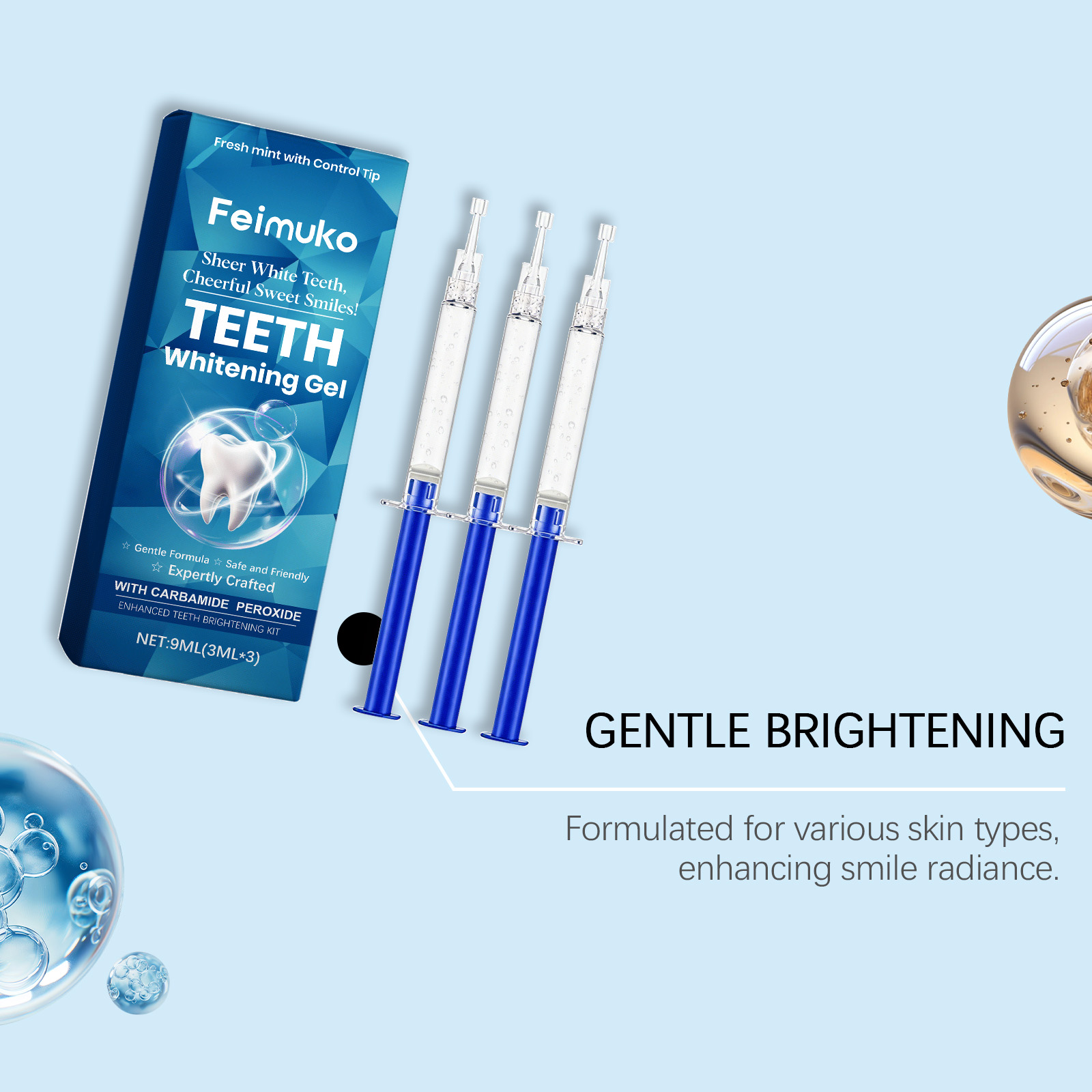 Feimuko – żel do wybielania zę – Teeth Whitening Kit recenzja i cena